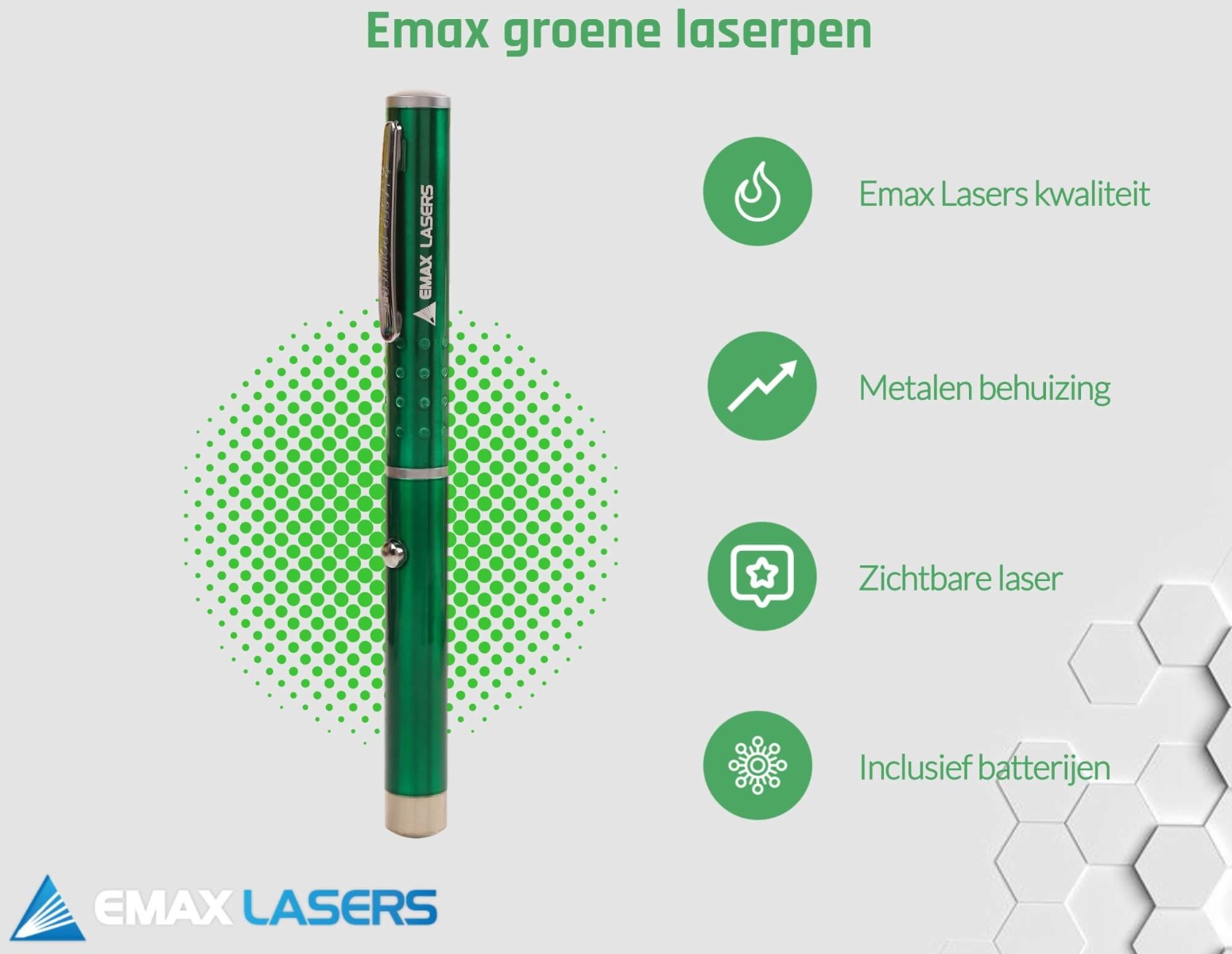 emax groene laserpen banner